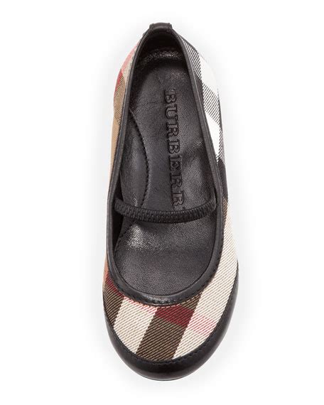 ballerine bebe burberry|Burberry Baby Check Knit Ballerina Flat (Women) .